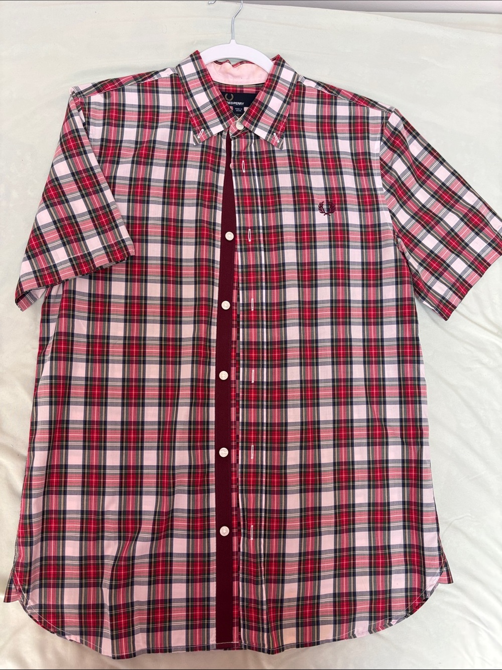 Fred Perry short sleeve shirt, M